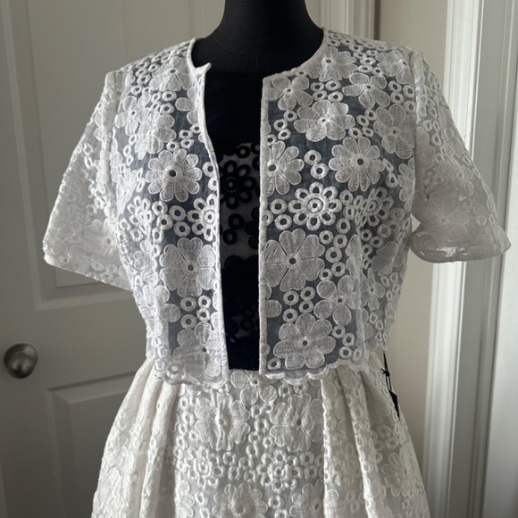 Frascara strapless cocktail dress with jacket - Picture 5 of 12